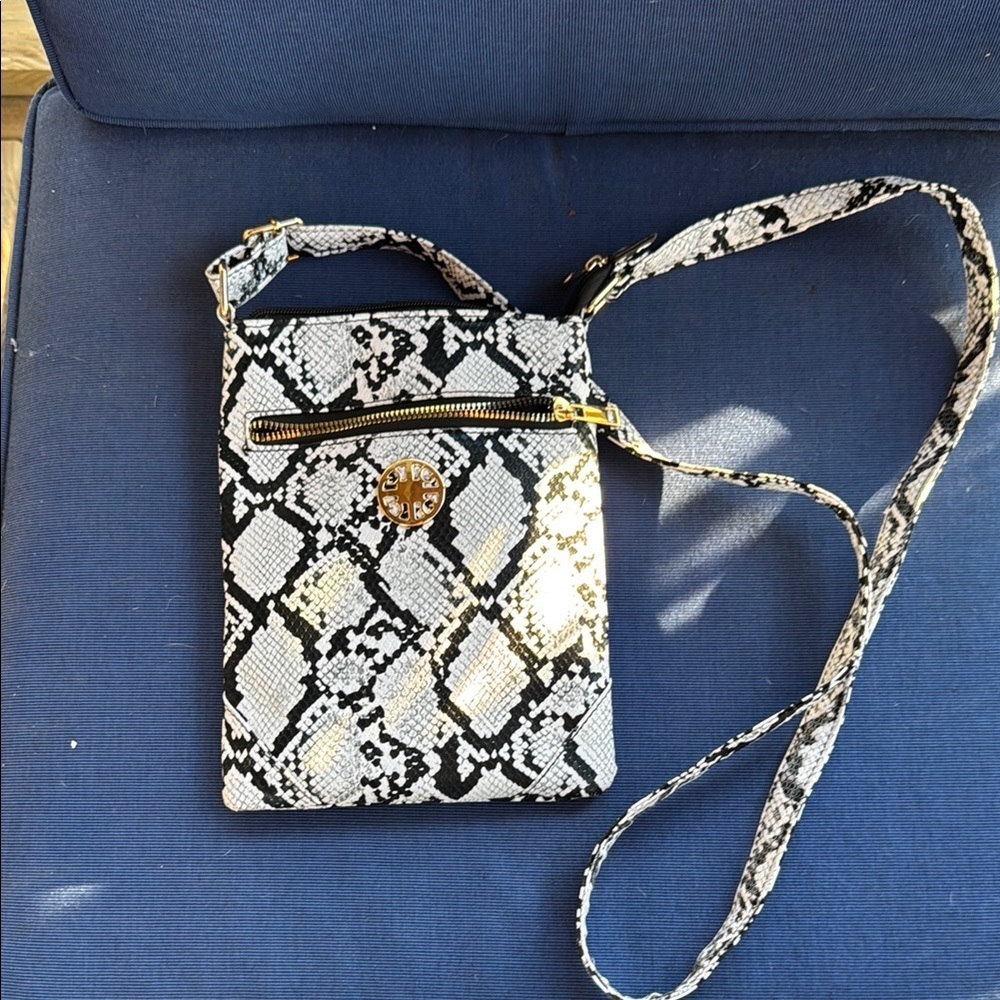 Snakeskin imitation Crossbody Bag